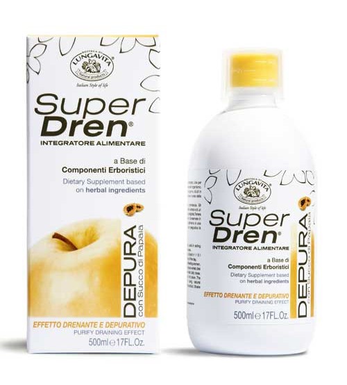 superdren depura papaya - container 500 ml bottle